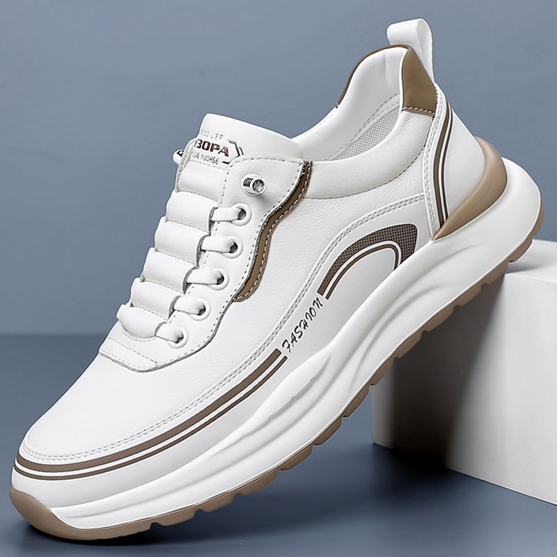 Мужские кроссовки 2025 весна новые повседневные мужские туфли молодежные дышащие белые туфли мужские модные