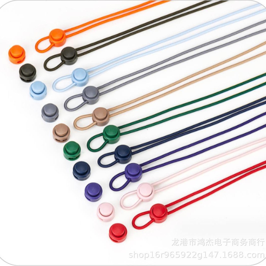 Solid color series lazy shoelaces elastic elastic rope shoelaces rubber rope sneaker free shoelaces manufacturers straight