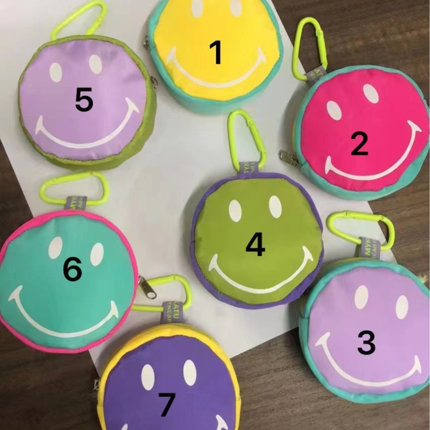 Candy Color Coin Purse Cosmetic Bag Universal Mini Solid Color Cartoon Printable LOGO Earphone Bag Key Bag Pendant