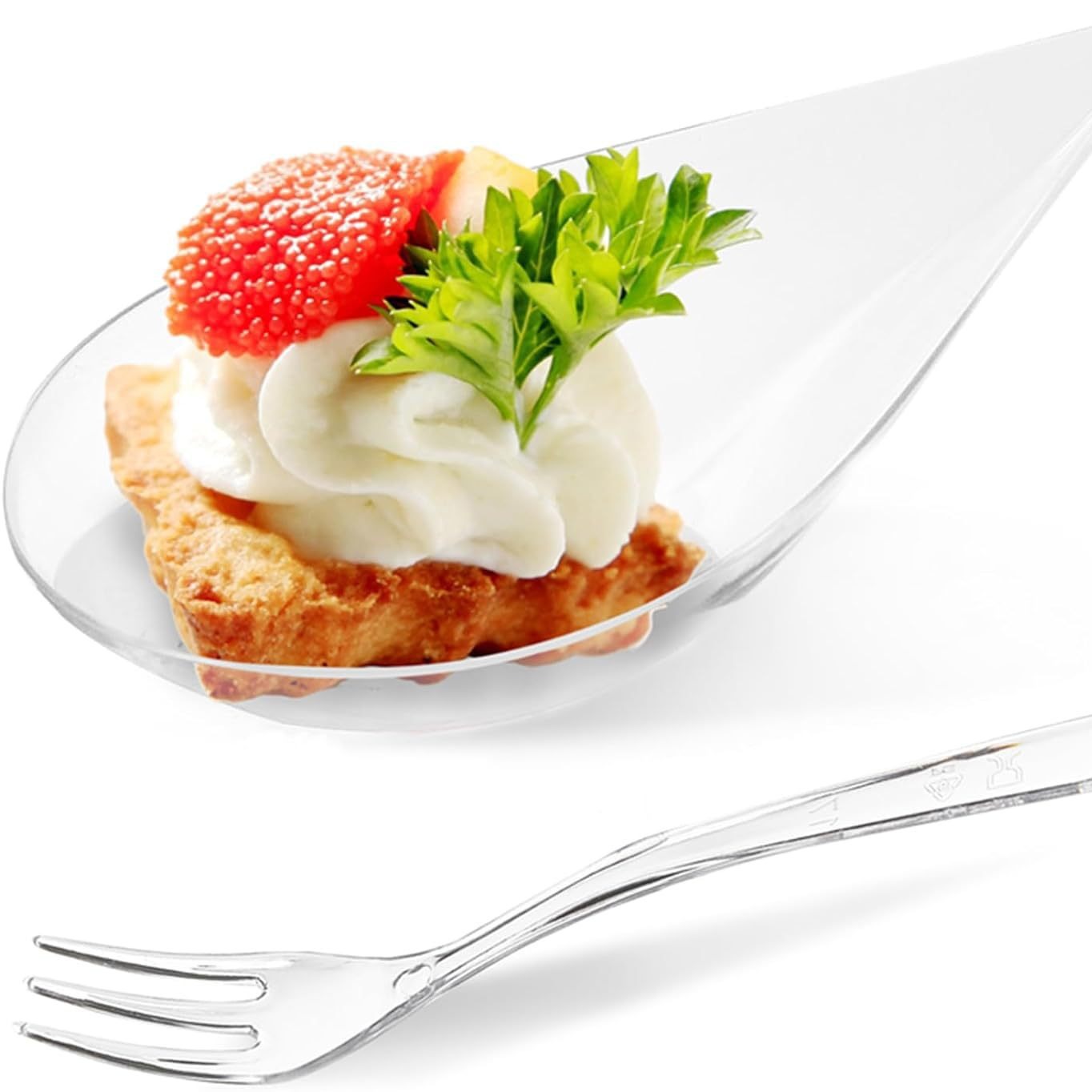 Cross-Border Amazon Disposable Ps Hard Plastic Thickened Design Dessert Sauce Transparent Snack Plate