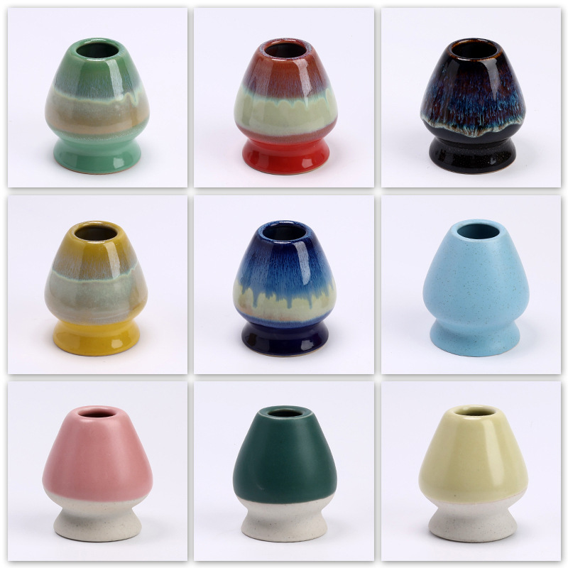 Градиентный большой размер подставки для чая, японская чайная церемония, матч