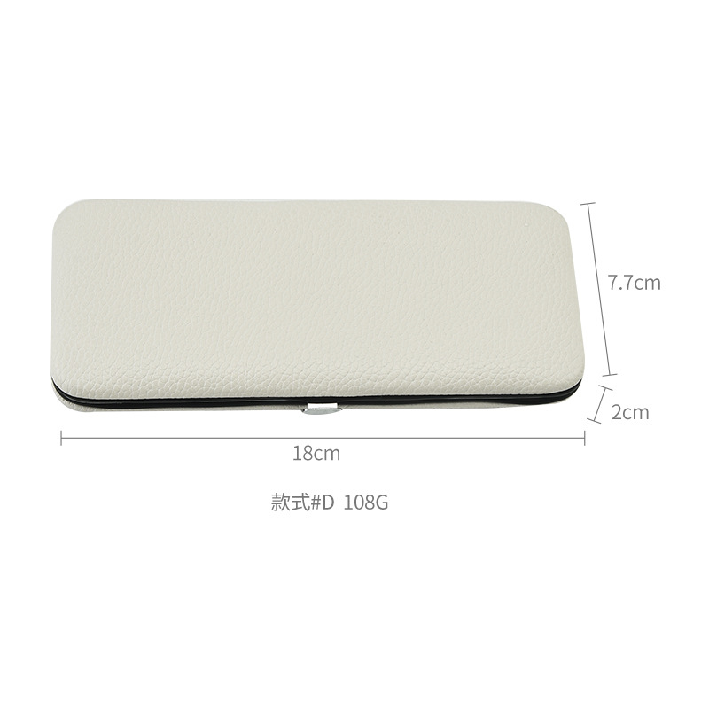 Customized Pu Leather Case for Eyelash Tweezers, Anti-Drop Leather Case Storage Box, Manufacturer Customized Model