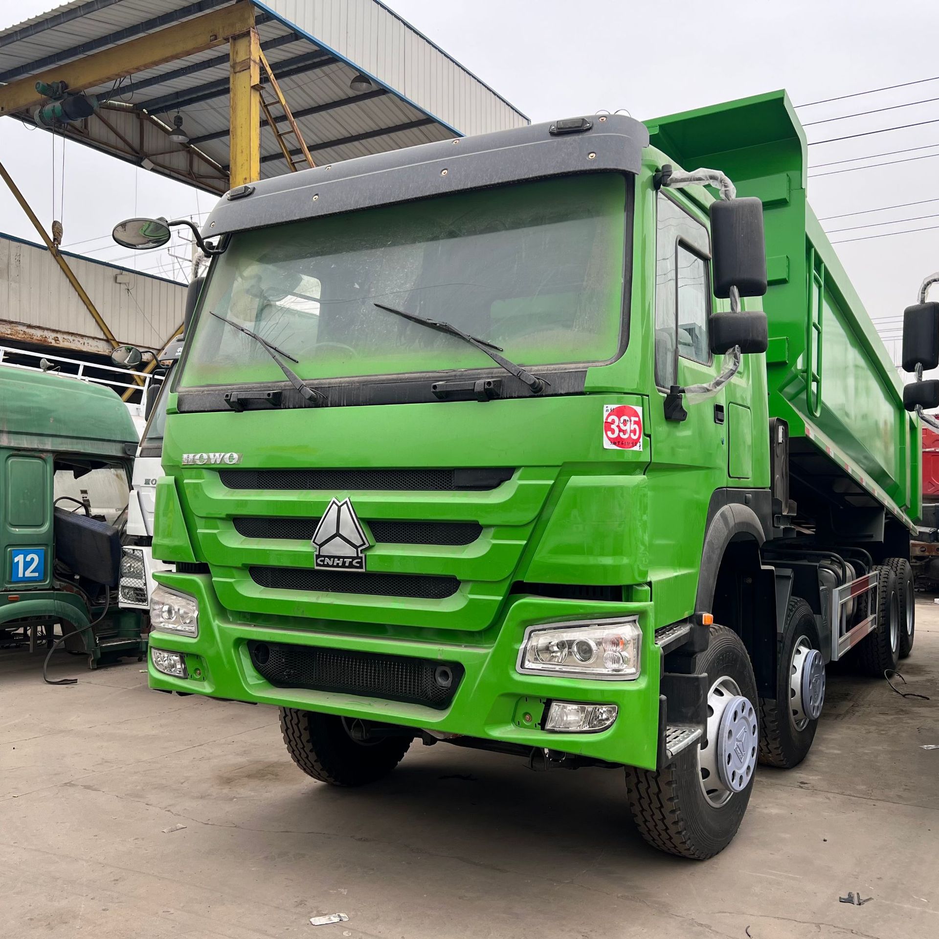 For Sale of Second-Hand Heavy Car Howo Dump Truck 8×4 Front Four Rear Eight Mines Soil Truck Engineering Vehicle