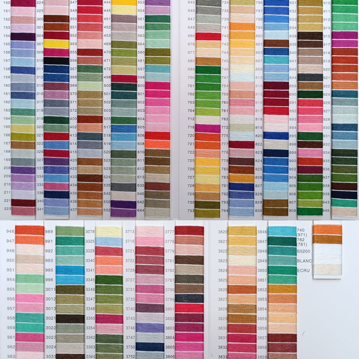 Manufacturer Wholesale Cross-Stitch Thread, 240 Pieces Per Pack, 8.447m Colors Polyester Embroidery Thread, Nordic Style