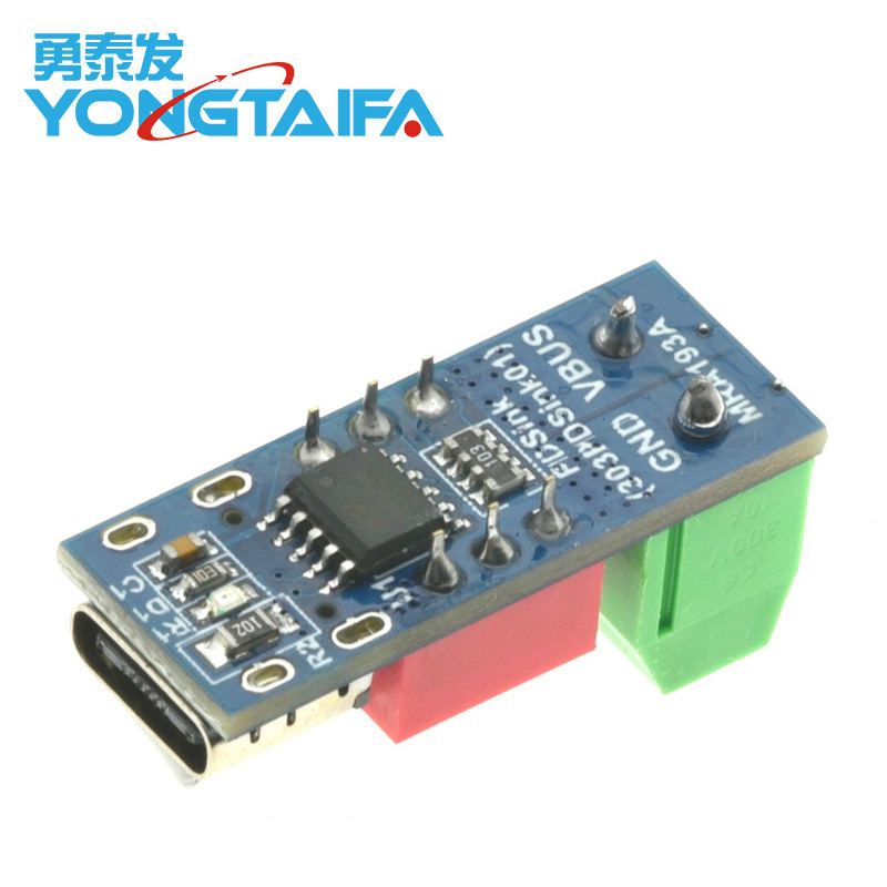 Pdsink Pd Decoy Qc Pd Fast Charging Test Board Adjustable Voltage 5~20V Dial Adjustment