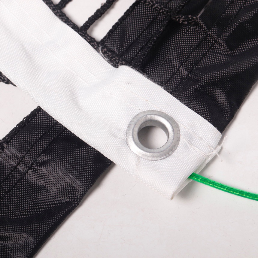 Tennis net pe knotless net game net manufacturer black tennis court sports net wholesale