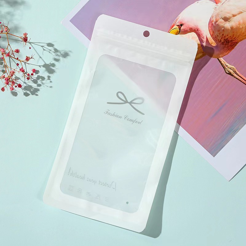 Socks Packing Bag Transparent Self-sealing Bag Silk Stockings Cotton Stockings Stockings Short Stockings Packing Bag Stockings Packing Bag