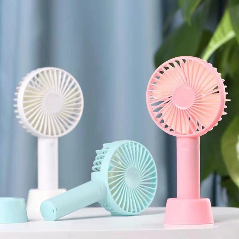 Handheld Fan Small Portable Mini USB Charging Small Fan High Wind Desktop Desktop Electric Fan Customization