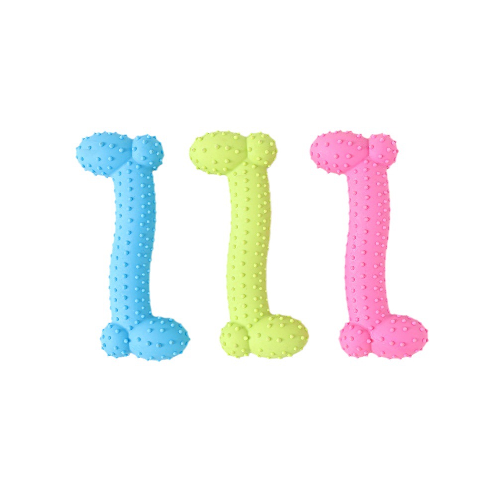 Dog TPR bone pacifier Thorn ring toy set bite glue relief artifact bite resistant grinding teeth bite pet toy