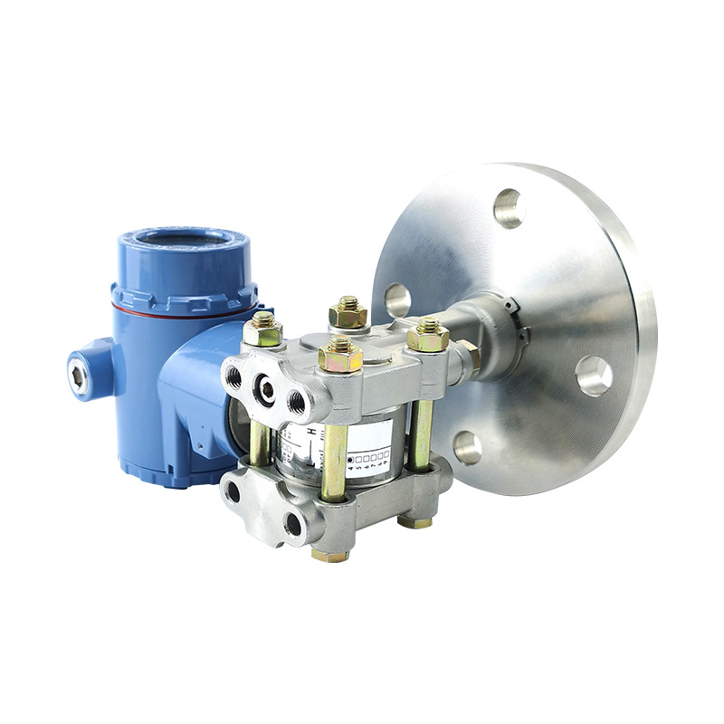 Single Flange Pressure Transmitter Remote Transmission 4-20Ma Diaphragm Type Intelligent Differential Pressure Sensor Single Flange Level Meter