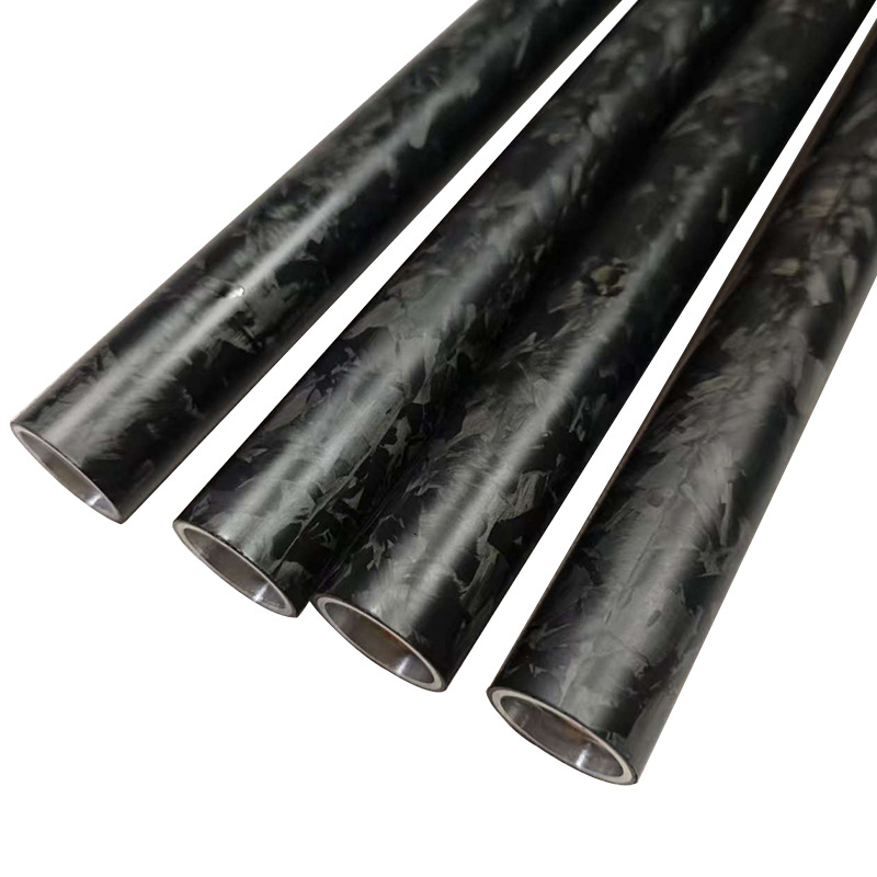 Carbon Fiber Carbon Tube with Forged Texture Surface, Direct Supply from Manufacturer, High Strength