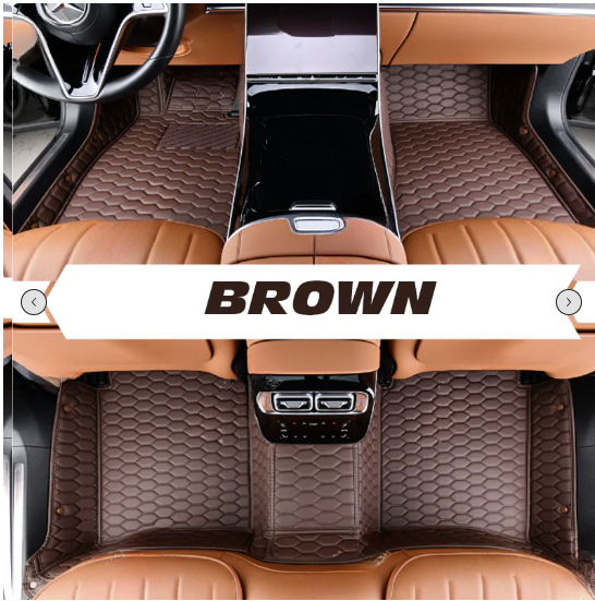 Suitable for Thousands of Models, Perfectly Fits the Car, Fully Surrounds the Car, Large Football-Patterned Floor Mats, Special Car-Specific Anti-Slip and Wear-Resistant