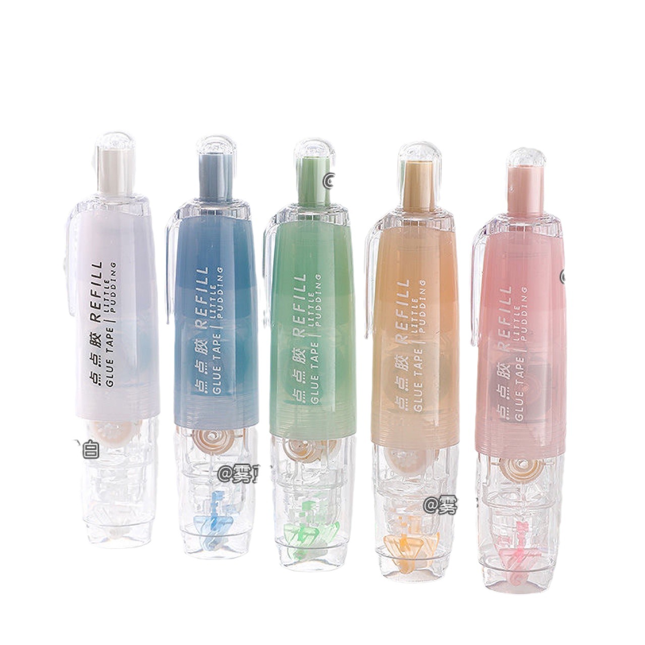 Yiwu delivery. 360 Rotating long stand large capacity push Dot glue double-sided adhesive manual distribution one-piece delivery