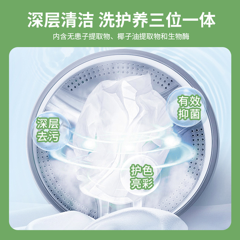 Foreign trade super concentrated bubble laundry tablets laundry bubble paper strong decontamination washing machine tablets special laundry paper factory