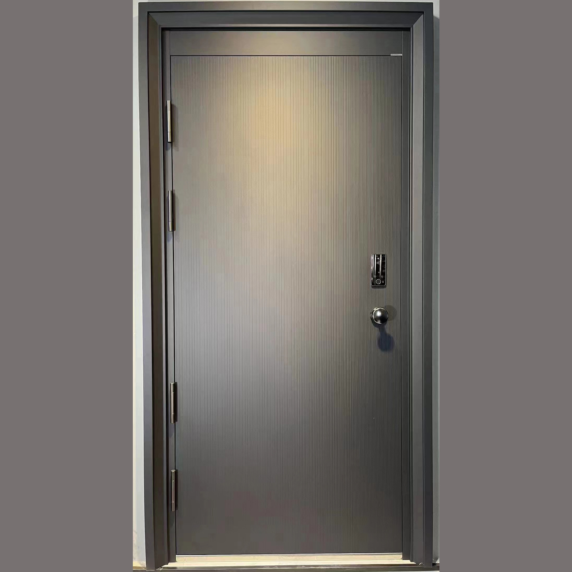 Security Anti-Theft Door, Class A, Simple Cast Aluminum Door for Home Use, Manufacturer with Nationwide Logistics and Installation, Available for Wholesale Entry-Level Doors