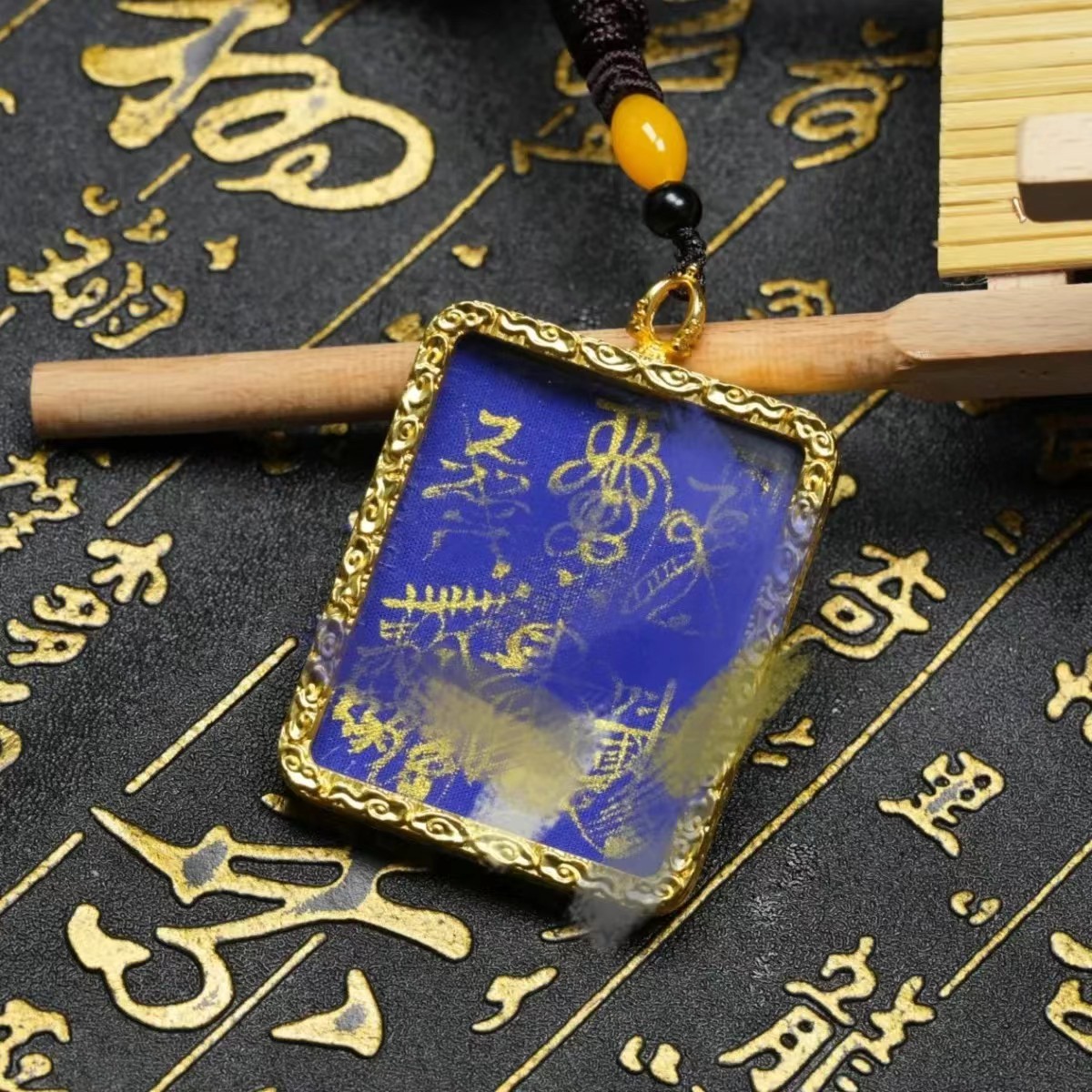 Zhengyi Hand-painted Thangka Master Jin Mo Ziwei Lei Zu Wufu Pendant Zhao Gongming Pendant Pendant Handheld Pendant