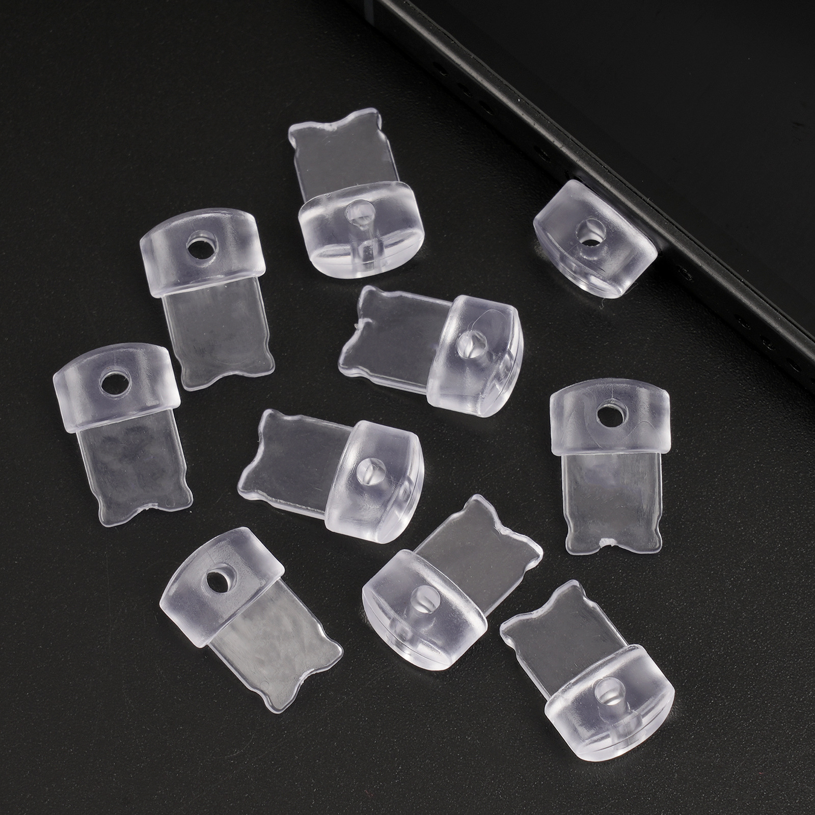 Transparent Silicone Mobile Phone Dust Plug Suitable for Apple Typec Android Charging Port Plug Creative Diy Mobile Phone Hole Plug