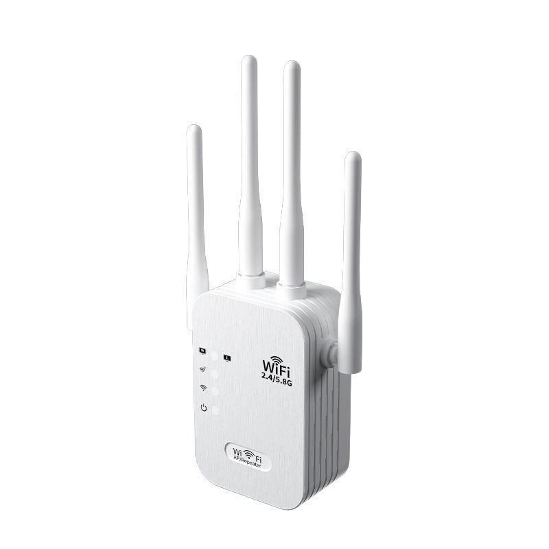 Wifi Signal Amplifier Gigabit 1200m Router Wireless Network Expansion 5g Dual-Band Booster Cross-Border