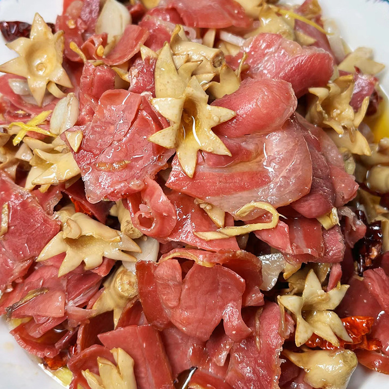 Whole Box of 10 Bags of Pomegranate Flowers, Yunnan Specialty Water-Soaked Pomegranate Flowers 1kg, Farm Wild Vegetables, Special Wild Vegetables and Wild Flowers