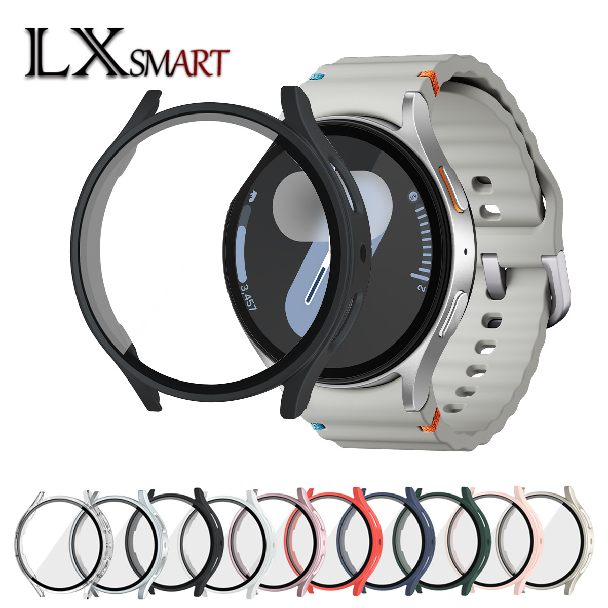 Чехол для Samsung galaxy watch7 FE, матовый, для watch6/5/ПК, пленка, интегрированный защитный чехол