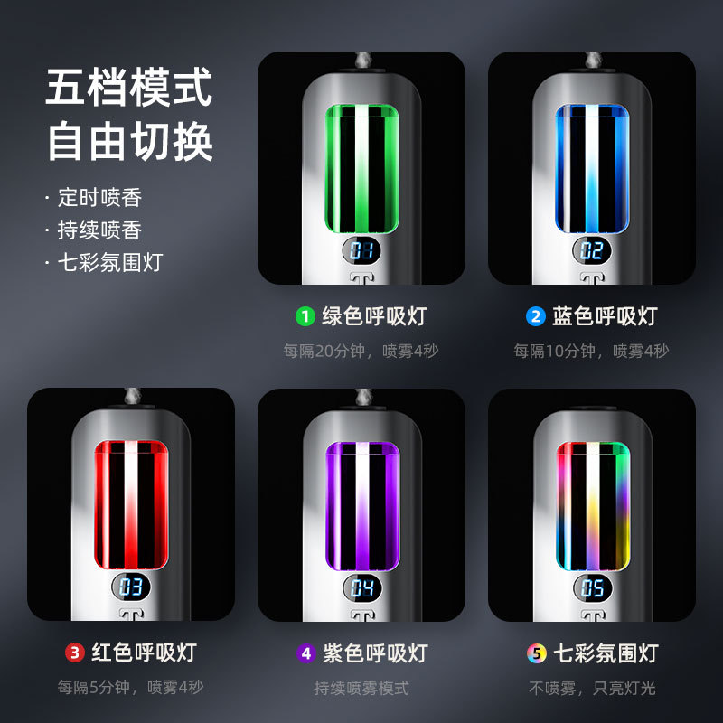 Aromatherapy machine timing Intelligent spray aromatherapy machine household incense machine bedroom toilet odor purification air aromatherapy machine