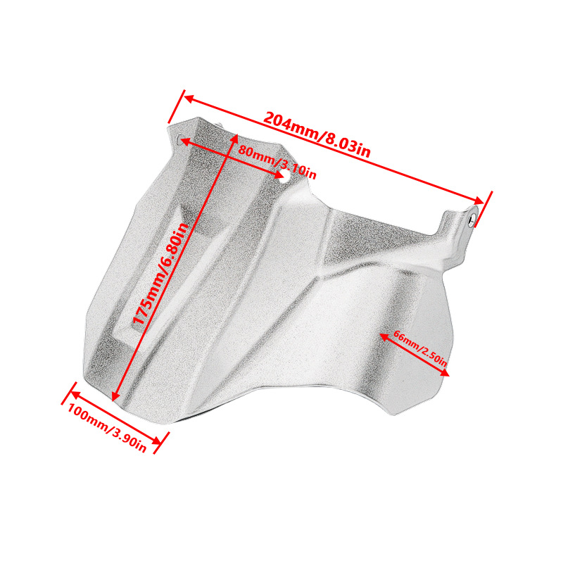 Suitable for Bmw R1300Gs Modified Center Fender Front and Rear Mud Tile Water Shield Center Fender Off-Road