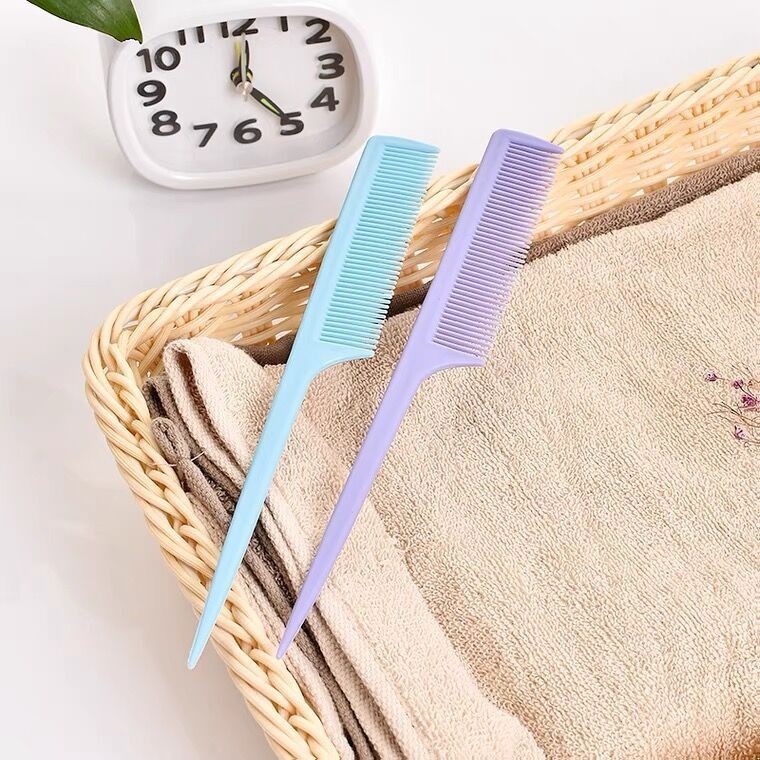 Household pointed tail comb Amazon dense tooth comb plastic pointed tail comb beauty hair comb hairdressing haircut men