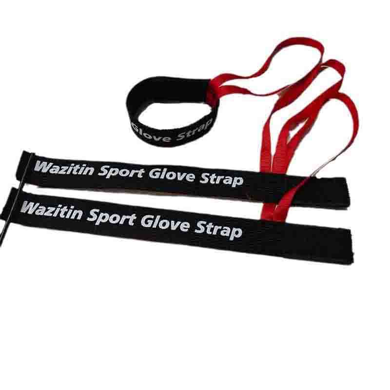 Amazon 4-piece sports winter ski gloves elastic wrist strap men and women hanging outdoor gloves accessories