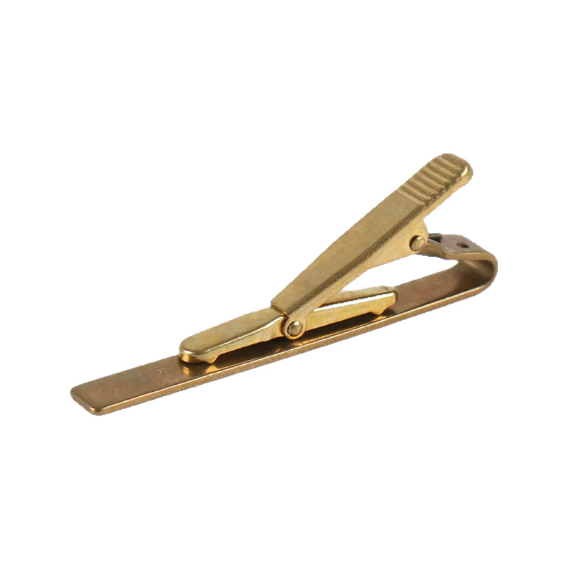 Sales men's metal copper tie clip YHT-34 tie clip simple fashion business formal tie clip wholesale