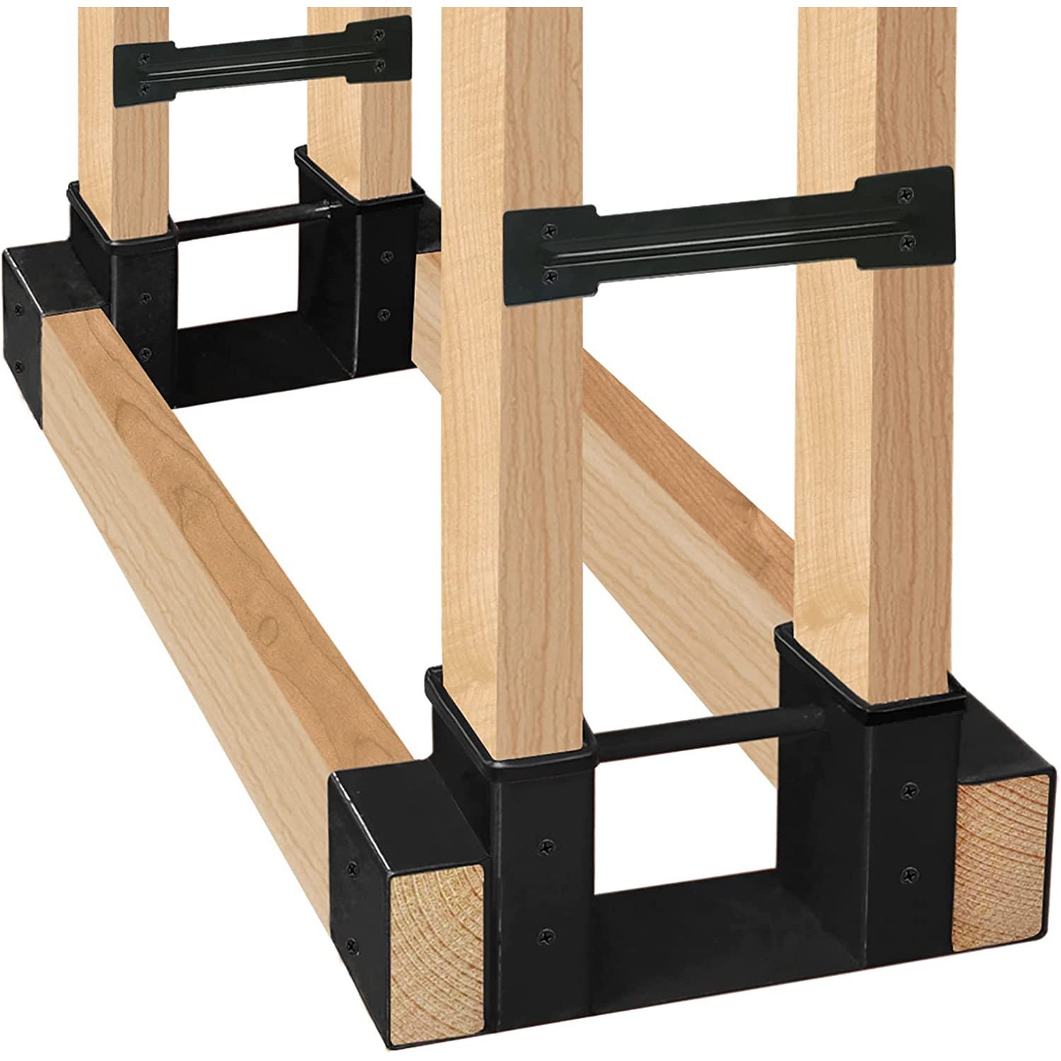 Cross-border special simple firewood rack outdoor wood storage rack heavy-duty wood storage rack indoor fireplace firewood rack