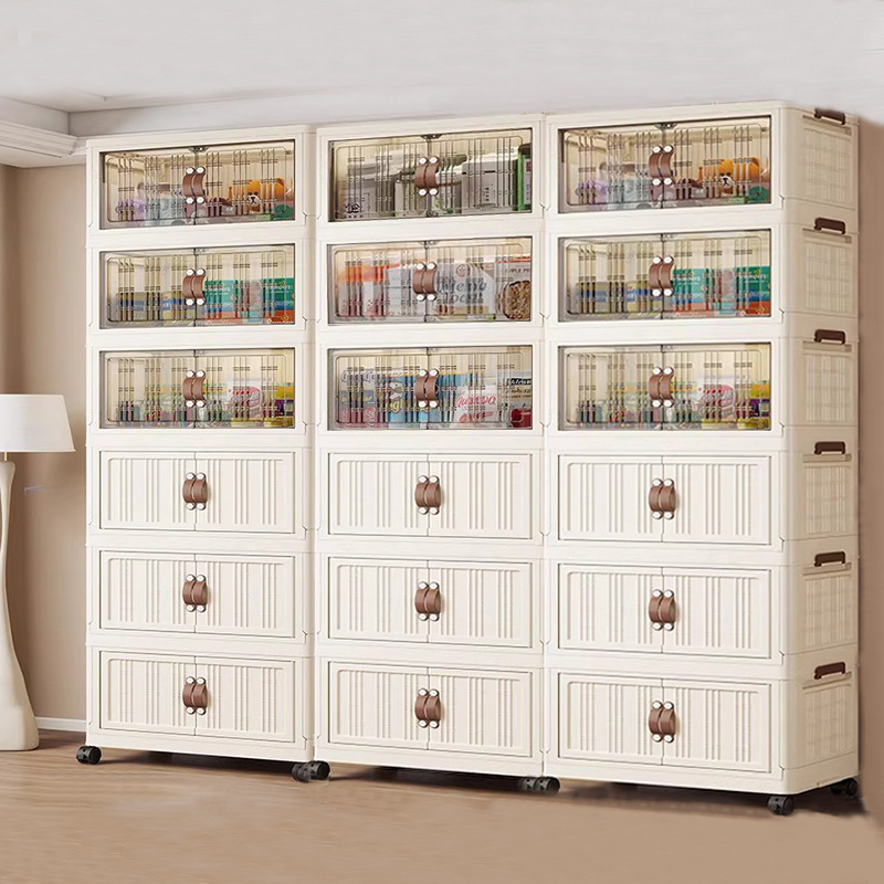 Складной шкаф с двойной дверцей, большой ёмкости, для детской одежды