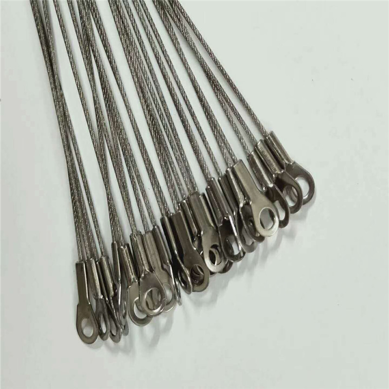 Manufacturer Supplies Stainless Steel Terminals, Iron Terminals, Fisheye Terminals, Wire Rope Pressed Stainless Steel Terminals