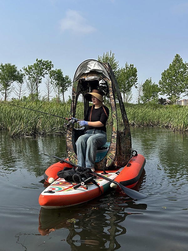 Sup Paddle Board Inflatable Paddle Surfboard Anti-Rollover Fishing Paddle Board Boat Balance Air Bag Board Family Multi-Person Water Skiing