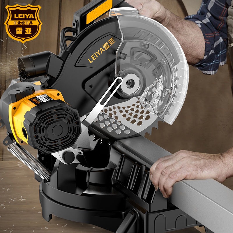 American Rea Saw Aluminum Machine Cutting Machine Multi-Functional 45-Degree High-Power Aluminum Alloy High-Precision Miter Saw Aluminum Machine