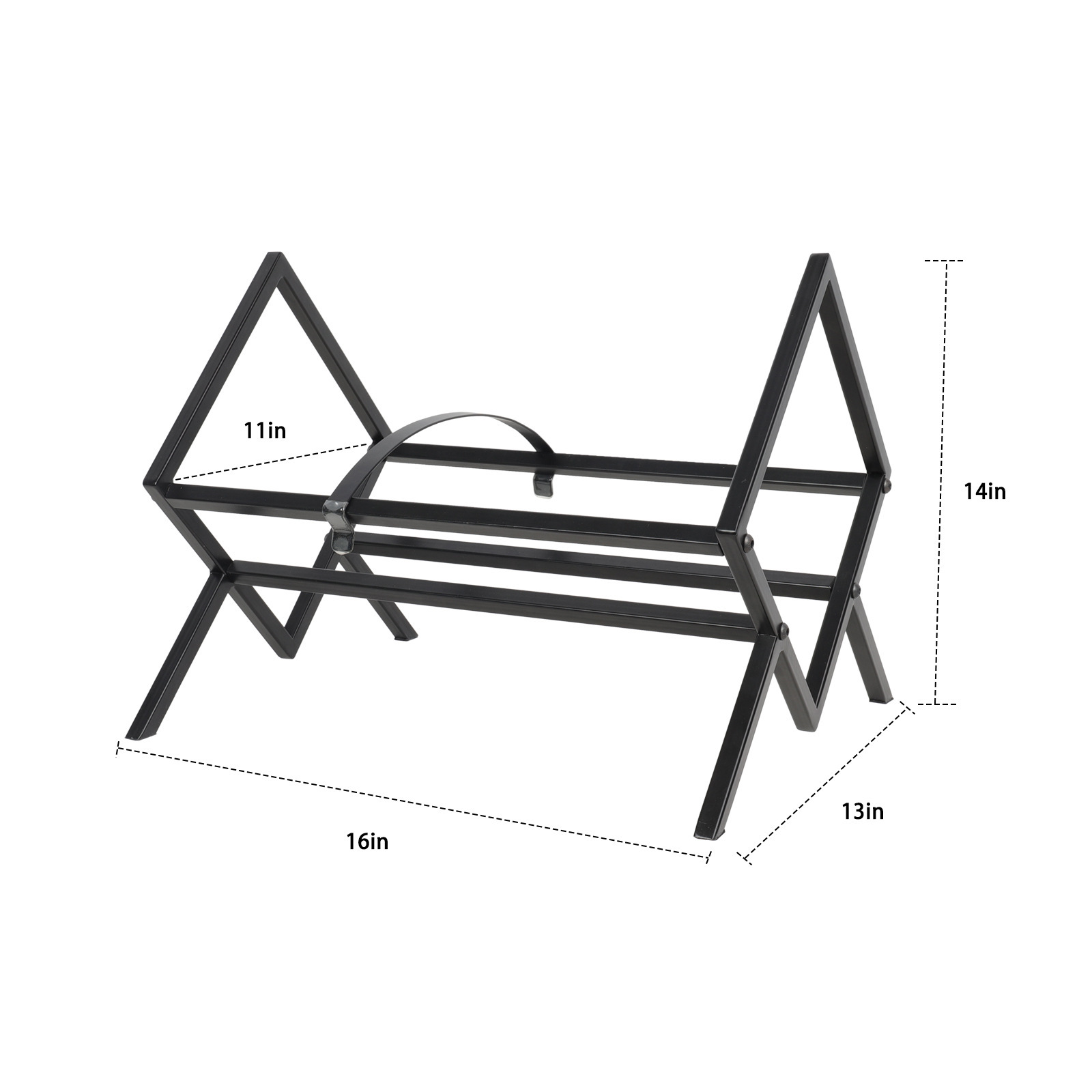 Desktop creative bookshelf vinyl record storage rack CD record display rack magazine storage rack metal fine iron art