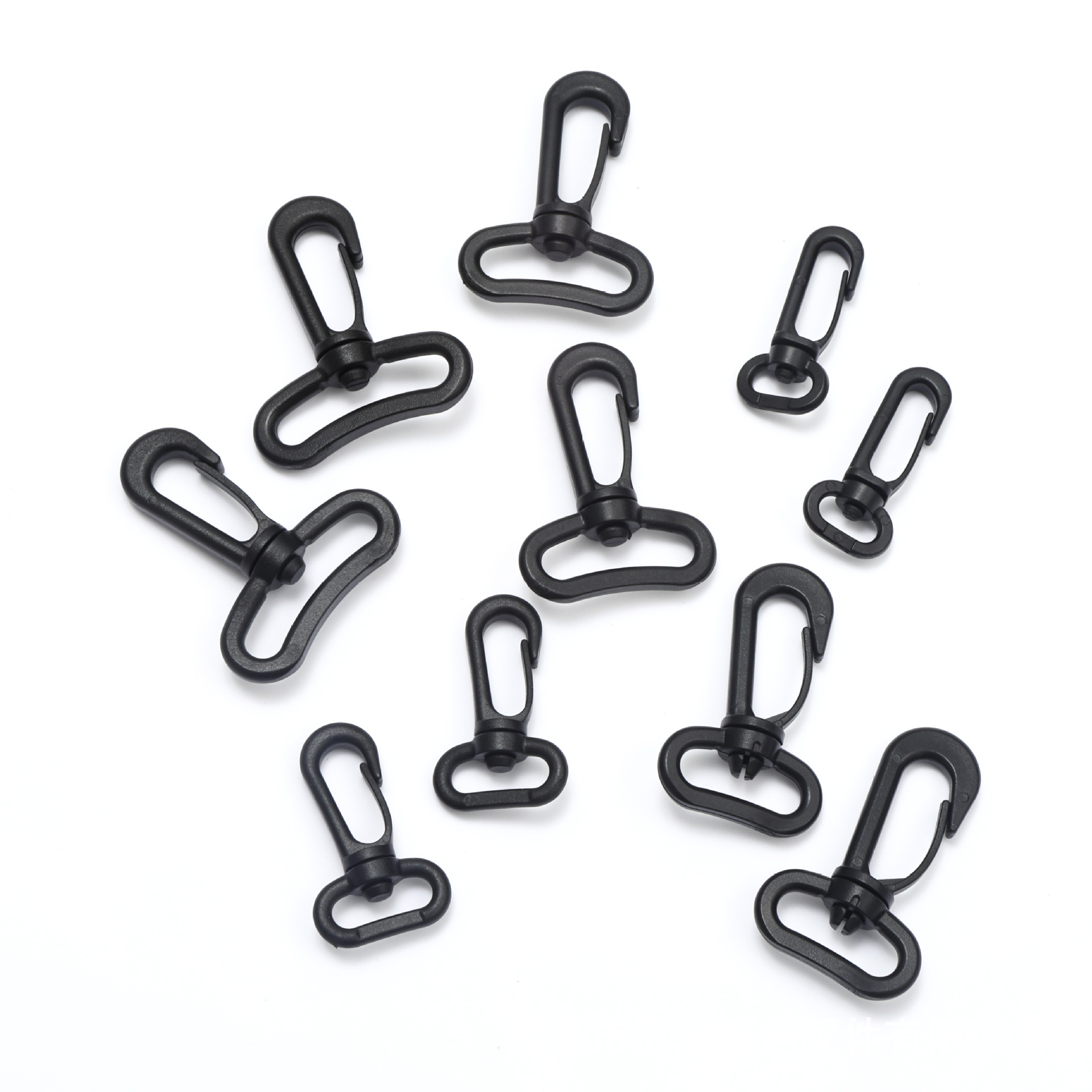 Ready Stock Luggage Accessories Plastic Swivel Hook Buckle Dog Hook Hookable Hook Available in Various Colors Non-Slip Suitcase