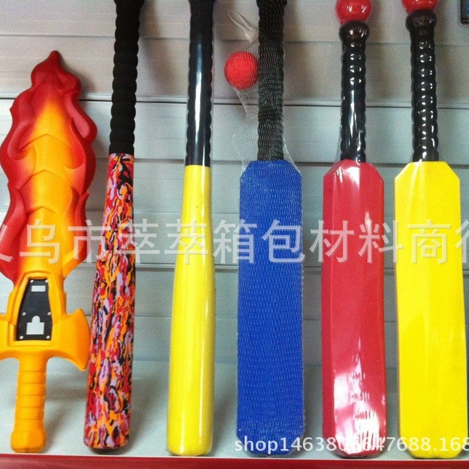 EVA toy baseball bat children's racket sports bat can be made of any size wood grain softball bat