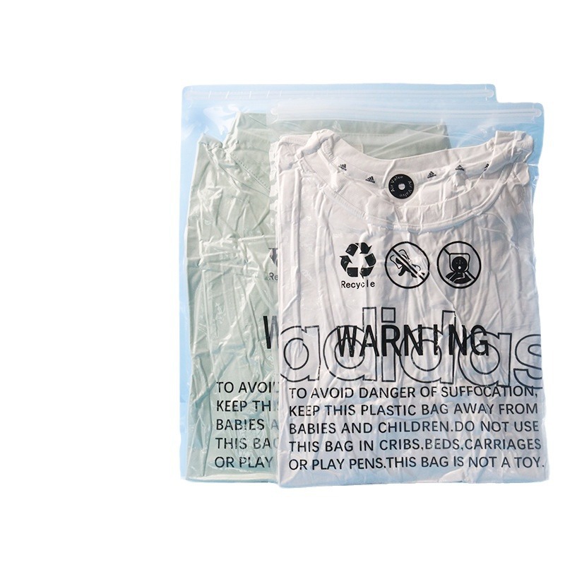 Amazon warning words clothing vacuum bag compression bag clothing sweater sealed double zipper anti-suffocation vacuum bag
