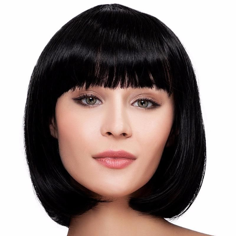 Парик Ou Shuo для женщин с короткими волосами и челкой, модный головной убор, дропшиппинг