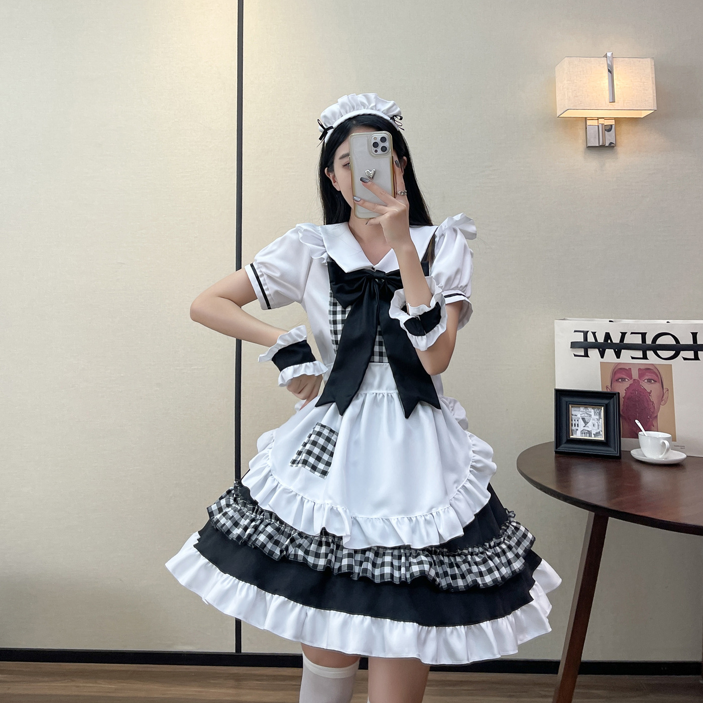 Restaurant Maid Cute Maid Lolita Maid Dress Sexy cosplay Maid Uniform dress Plus Size