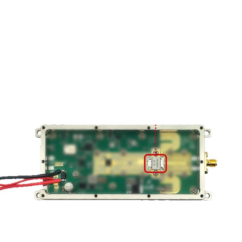 Frequency Band 100-200Mhz Three-Wire Gallium Nitride + Circulator Ceramic Sealing Module 50W/60W