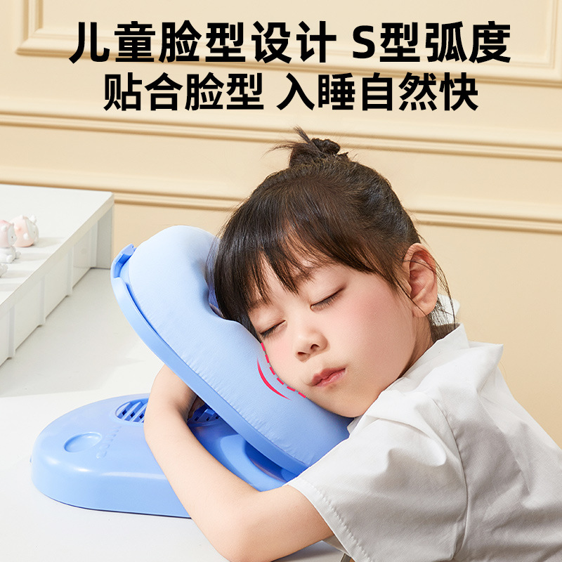 Prince Cat Children's Breast Nap Pillow 2025 New Primary School Students Portable Sleeping Pillow Classroom Lunch Break Pillow