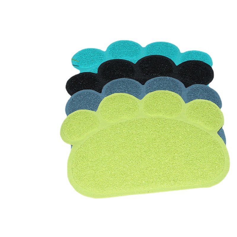 PVC claw-shaped cat litter mat cat foot mat cat litter mat cat litter basin mat cat nest toilet non-slip foot mat