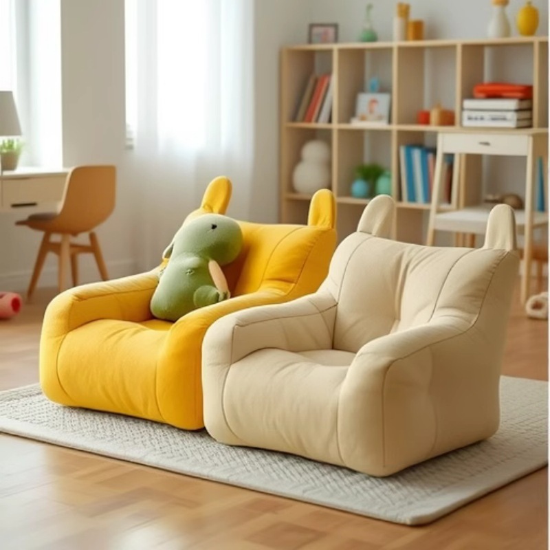 Children's Small Sofa, Bear Sofa Chair, Baby Reading Corner, Kidsren's Boys and Girls Home, Cute Living Room, Lazy and Comfortable