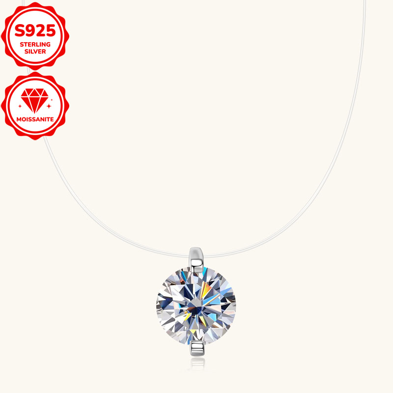 Кросс-бордерное популярное Ожерелье слезы русалки Женское Доступный роскошный стиль Высококачественный D цвет моиссанита Подвеска S925 стерлингового серебра Оптовая продажа