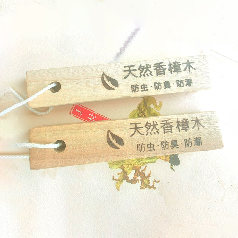 Natural Camphor Wood Camphor Balls Wardrobe Mildew-Proof, Insect-Proof, Cockroach-Proof Hanging Sachet Camphor Wood Strips Household Non-Toxic