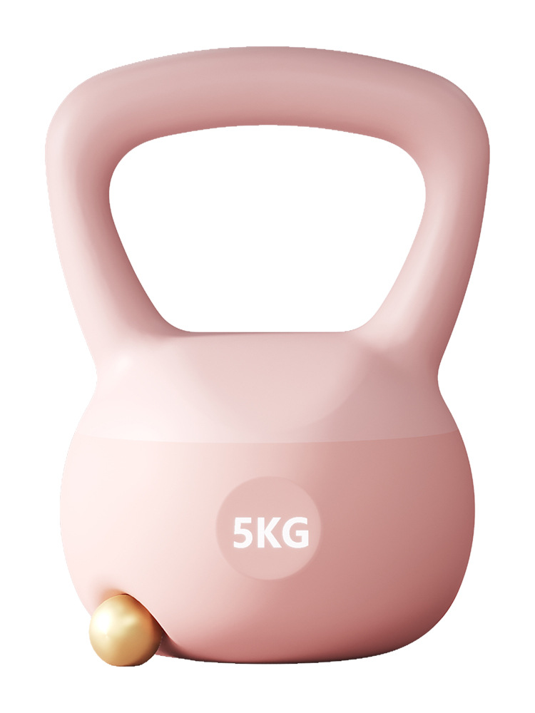 Source manufacturers soft kettlebell ladies fitness equipment wholesale 5kg hip hip lift pot dumbbell men's training