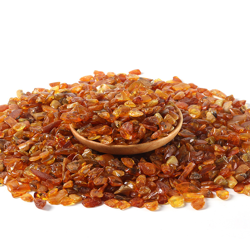 Wholesale Baltic Amber Beeswax Rough Stone Scraps Raw Ore Natural Beeswax Random Amber Gravel Sea Drift