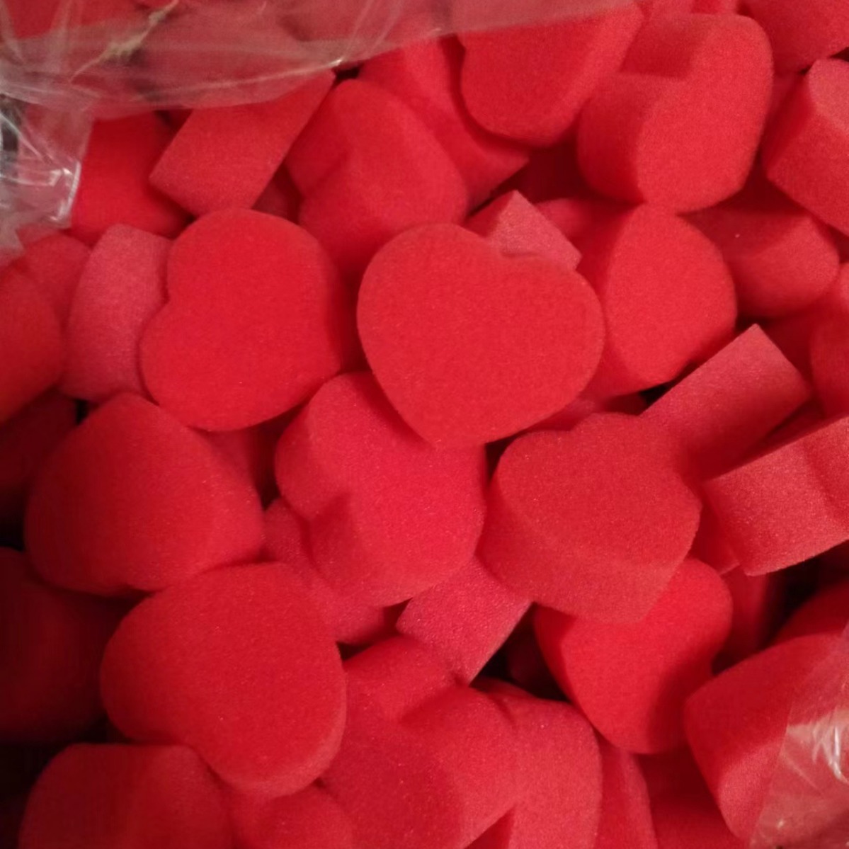 Romantic Wedding Bright Red Heart Sponge Street Magic Performance Foam Magic Props for Girls