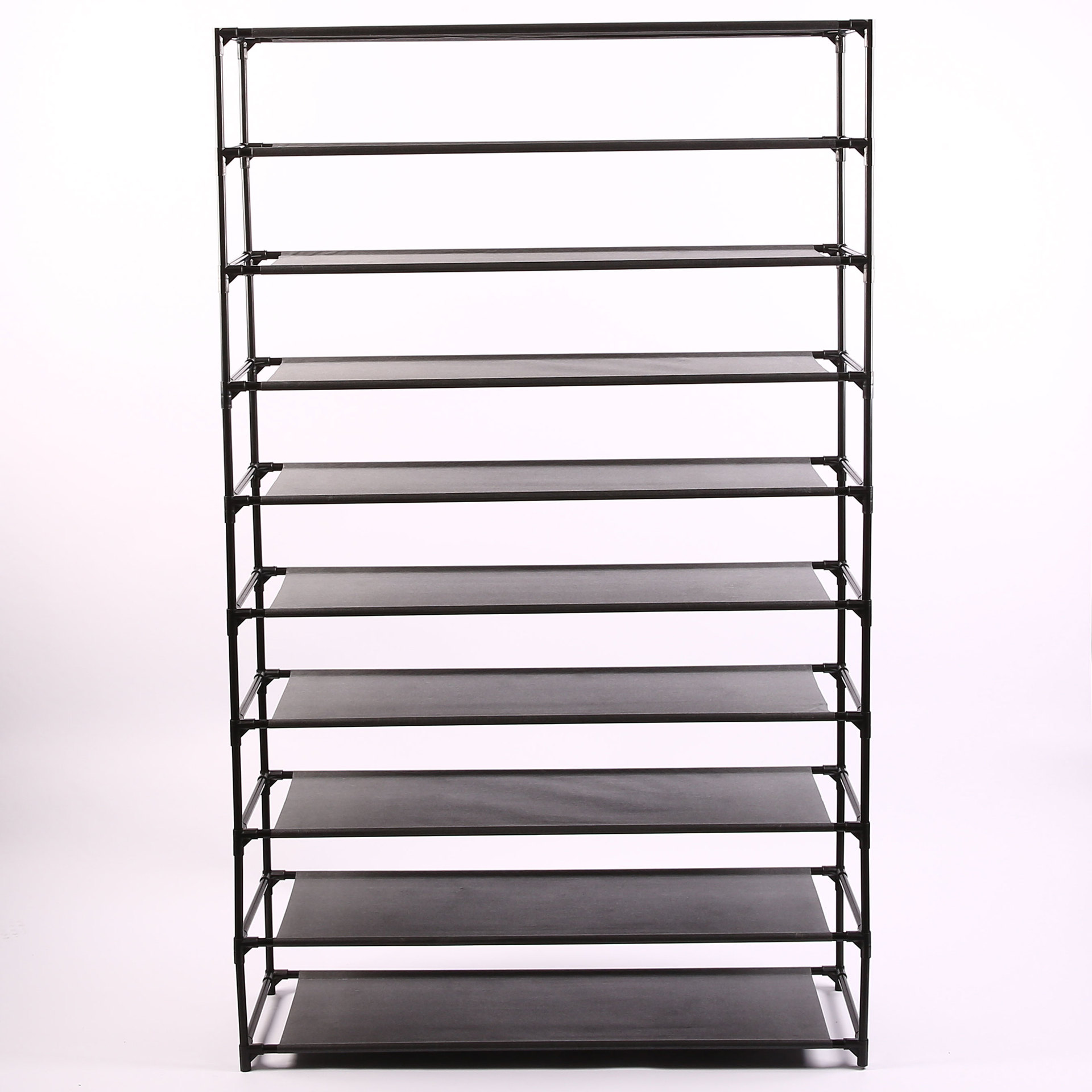 Многоуровневый простой стеллаж для обуви, съемный, с большим объемом